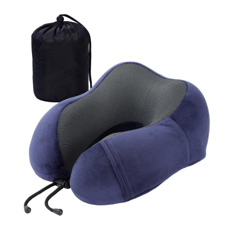 Hump-Shaped Memory Foam U-Shaped Neck Pillow for Office, Travel, and Business Trips