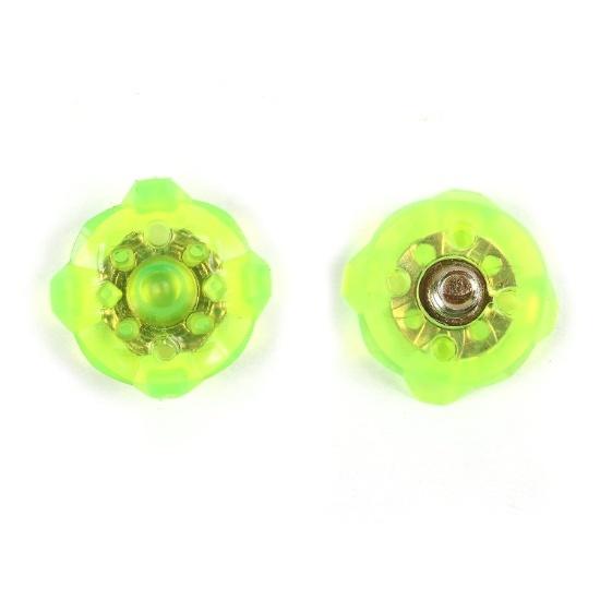 KNK Soft Spikes Cleats Spikes for Cricket with Spanner Screw Firm Grip 8 Pieces TPU Studs, Universal Size To Fit All Cricket Shoes (Green, One Size)