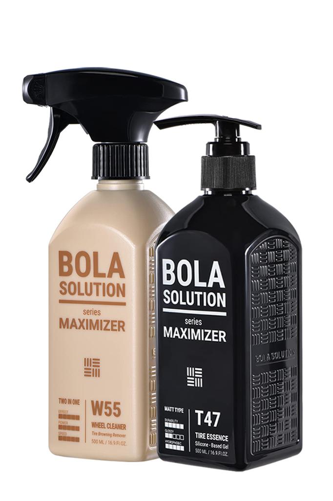 BolaSolution W55 Tire and Wheel Powerful Car Cleaner for Brown Dirt and Brake and Japanese Powerful Cleaner for Tires and Removes Iron and Other Car