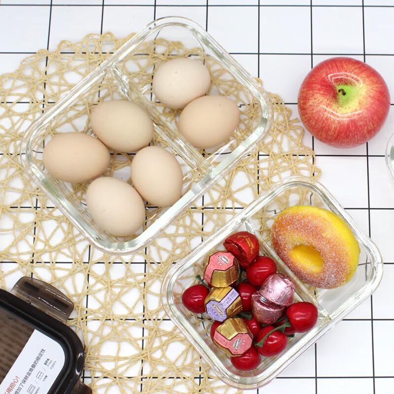 LOCK&LOCK Divided Heat-Resistant Glass Food Container Set