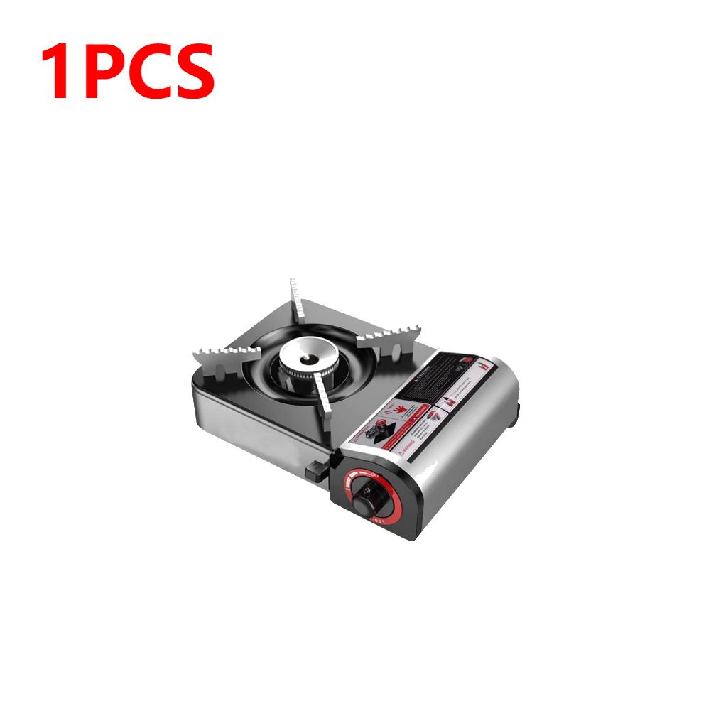 1/2 шт. Мини-газовая горелка для кемпинга 2900 Вт Автоматическое зажигание Кассетная горелка Алюминиевый сплав Портативная газовая плита для кемпинга и приготовления пищи