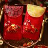 Chinese New Year Red Envelope Fabric Lucky Money Pockets for Cash