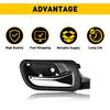 Black Interior Door Handle For 2003-2007 Honda Front Accord Passenger Plastic EA
