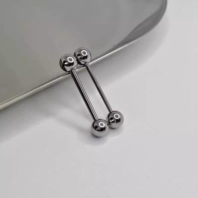 [Buy One Get One Free] Basic Titanium Steel Tongue Pin Rod Thick 1.2mm1.6mm Novice Sexy Perforated Piercing Jewelry