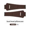 Car Logo Headrest Cover Leather Storage Neck Pillow Case Accessories For Jeep Renegade Compass Grand-Cherokee Wrangler-JK ALW1
