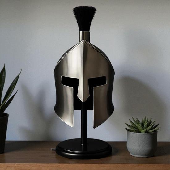 

Шлем спартанского воина Средневековый греческий коринфский шлем Ручная работа Металлическая броня Костюм спартанца Реквизит Подарок для него