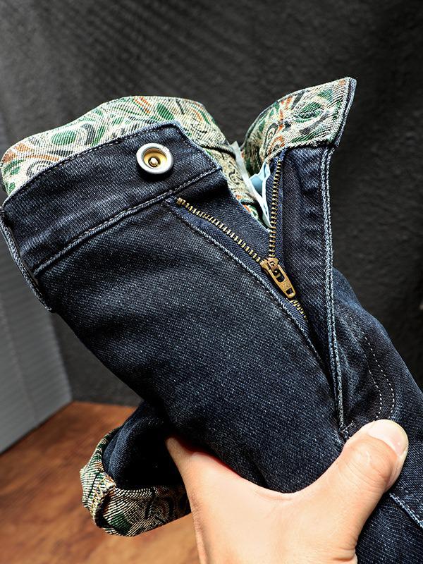 2024 Pánské úzké rovné vyšívané džíny - Lehká luxusní podzimní/zimní kolekce