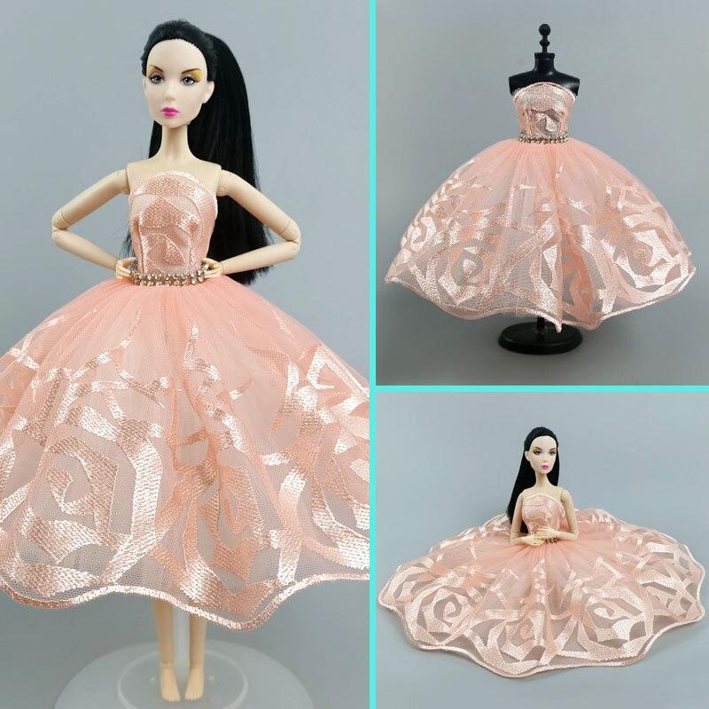 Vysoce kvalitní baletní tutu šaty pro oblečení panenky Barbie 1/6 doplňky pro panenky kamínková 3vrstvá sukně párty róba hračka