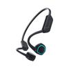 X15 Waterproof IPX8 Wireless Sports Earphones: Black Bone Conduction Bluetooth with Night Running Lights