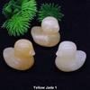 1.2" Little Duck Statue Natural Stone Reiki Healing Crystal Amethyst Tiger Eye Animal Figurine Gemstones Crafts Home Decor Gifts