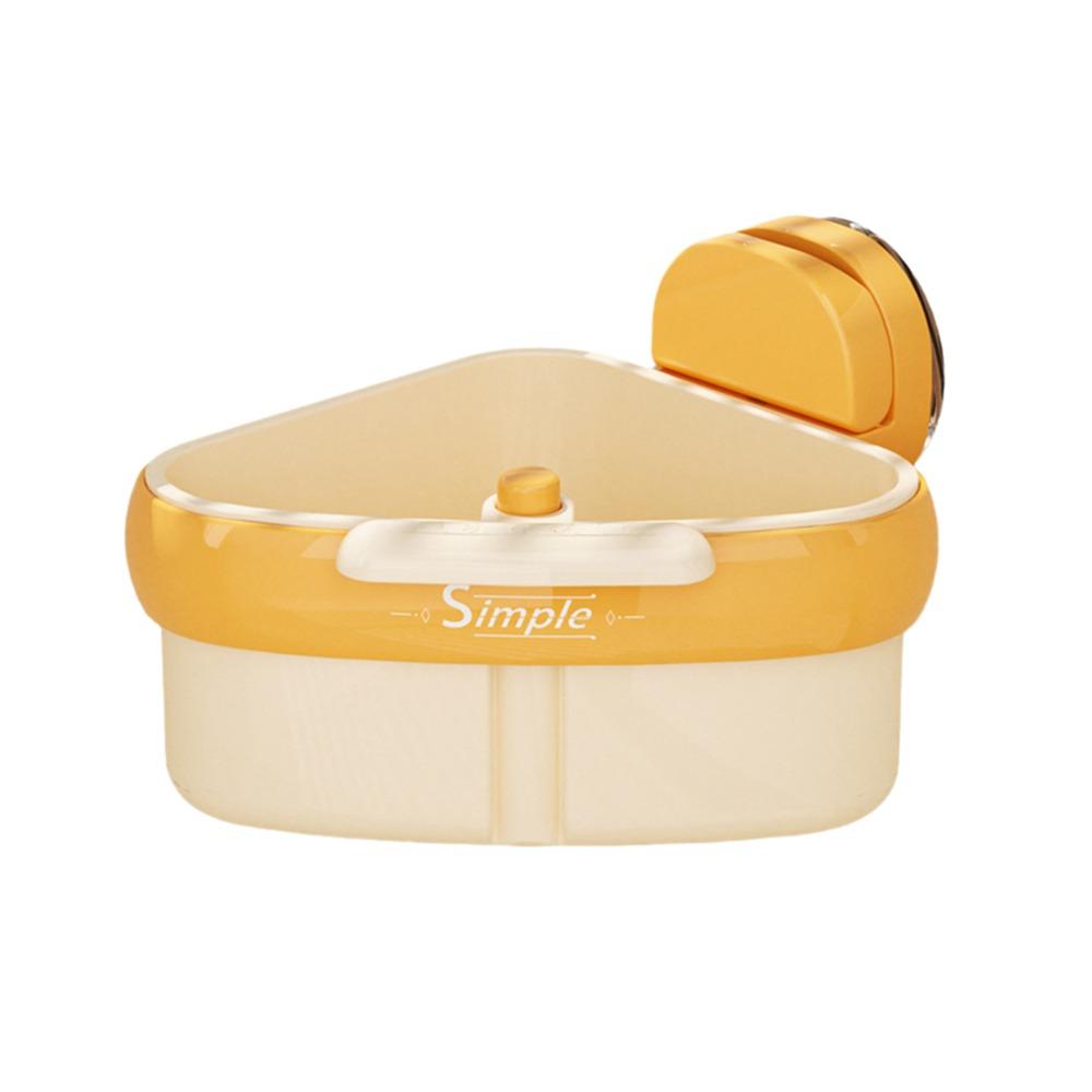 

Corner Sink Strainer Sink Drain Basket Push-type Drain Bowl Separate Filter Basket Anti-leakage Kitchen Waste Collector оранжевый