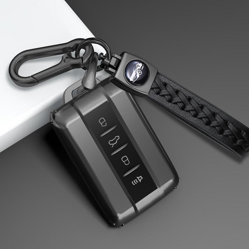 Tpu Car Key Case Cover Fob For  Tank 300 Tank 500 Keyless Protective Shell Ring Keychain Car Accessories Protector