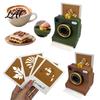 Kitchen Coffee Art Accessory 3D Printed Printer Latte Camera One-Click Stencil with Creative Device Multiple Cards Mechanical Manual Coffees