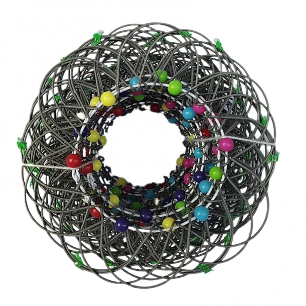 Kids Mandala Antistress Toy Adjustable Thirty-Six Variable Variety Flower Basket Iron Loop Children's Puzzle Decompression Toy