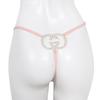 Custom Rhinestone Letter Body Chain Thong - Party & Nightclub Wear