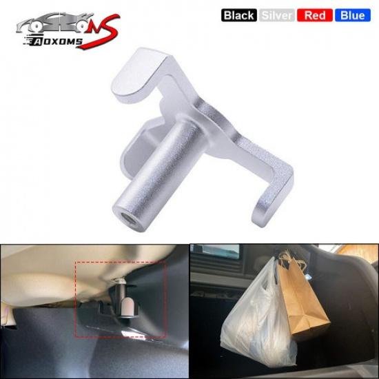 Silver Aluminum Trunk Grocery Bag Hook for 2018-2021 Tesla Model 3 Accessories