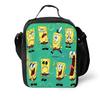 SpongeBob Schülertasche Kinder Handgehalten Isoliert Lunchbox Bedruckt Cartoon Aufbewahrungstasche Tragbar Lunchtasche