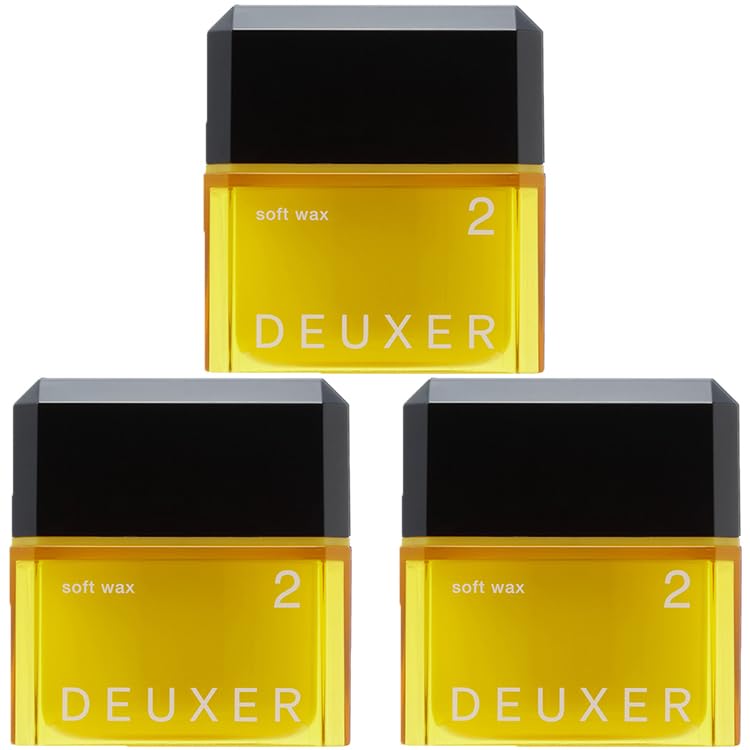 [Set of 3] Deuce Soft Wax 2 80g + Original Logo Sticker
