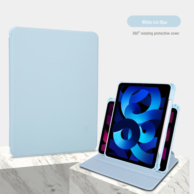Rotate360 Protective Cover for Pro 11-inch, Air 10.9, 9.7 Tablet, 10.2 Shell with Pen Slot.