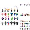 Buntes 24-teiliges Set von Roblox-Spiele-Actionfiguren, ideal für Sammler und Kinder