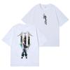 Kingdom Hearts Shirt Vintage Washed Unisex Oversized Anime Streetwear Soft Cotton Short Sleeve Tee Gift Clothing Tops Hot Sale