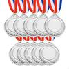 10x Kids Award Medal with Neck Ribbon Team Participation Trophy for Games Competitions Sports