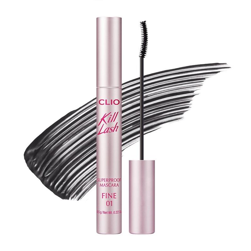 [CLIO] Kill Lash Superproof Mascara Fine Set (1+1) 6.5g*2EA 01 Vanilla Black