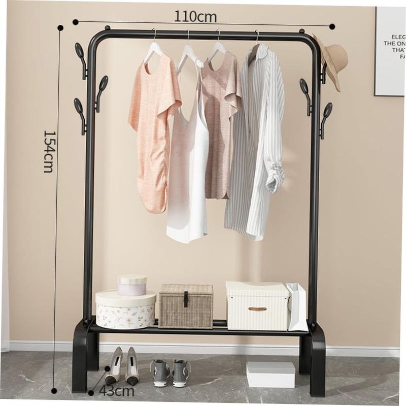 Hanging Clothes Rack One-pole Hanger Bedroom Simple Drying