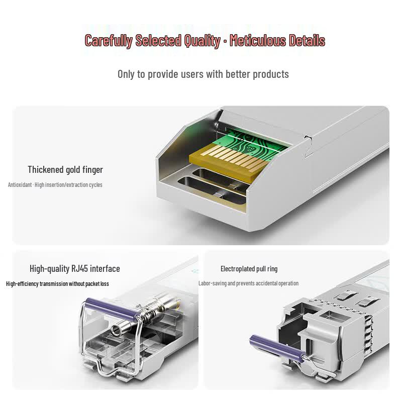 SFP+ 10G BiDi Single-Fiber Optical Transceiver Pair