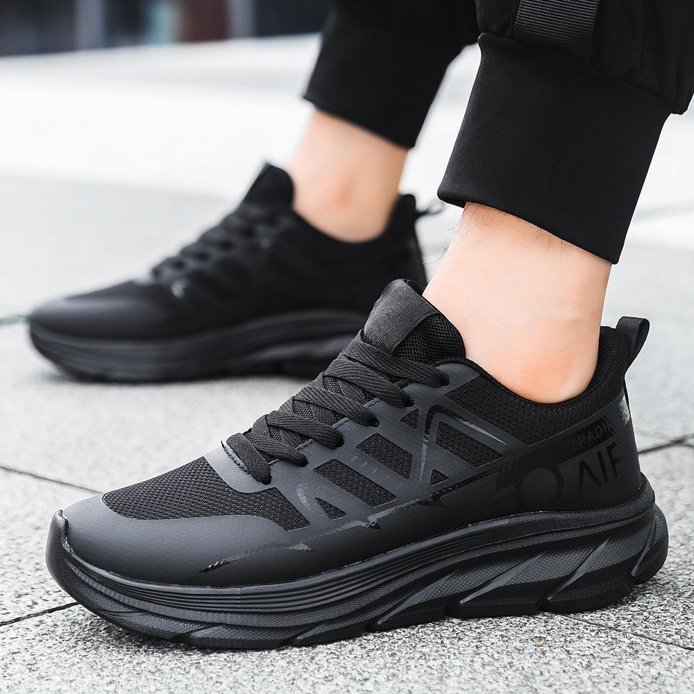 Men's 2025 Autumn/Winter Soft Sole Non-Slip Running Shoes - Fashionable, Wear-Resistant Casual Outdoor Sports Footwear