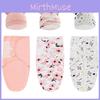 Newborn Baby Spring Cocoon Sleeping Bag Infant Anti-kick Quilt Room Package Towel Cartoon Pattern Cotton Fill