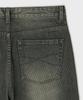 Bellie Mid-Wide Denim Pants - Vintage Whale Khaki