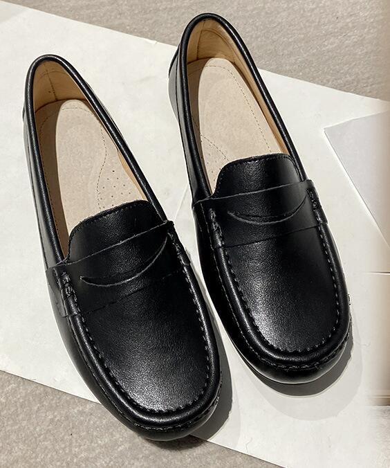 

Модные корейские блестящие лоферы из коровьей кожи, женские роскошные мокасины с металлической цепочкой, мягкие балетки из коровьей кожи, женские туфли-мюли с нескользящей подошвой для ношения на босу ногу 5