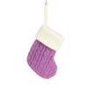 Cable Knit Christmas Stocking Ornaments for Christmas Tree Decorations