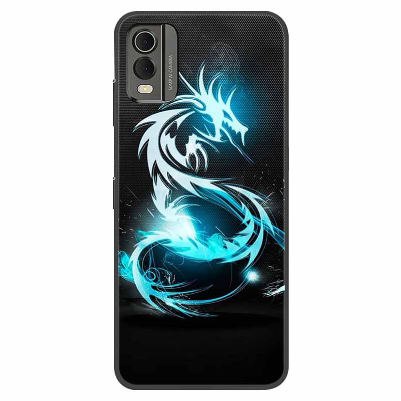 For Nokia C32 Case Shockproof Soft silicone TPU Back Cover For Nokia C32 C 32 Phone Cases NokiaC32 Cute Cartoon Fundas Shells