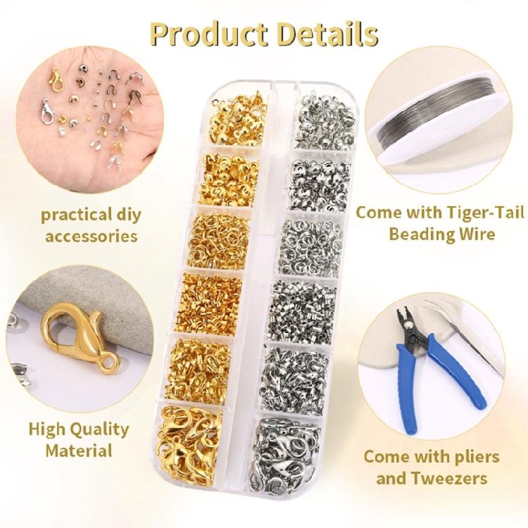 36 Piece Metal Bead Spacer Set In 6 Colors Bracelet Alignment Beads Positioning Beads For Multi Layer Jewelry Designs