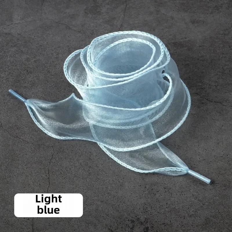 Mode Chiffon Garn Schnürsenkel 4cm Breitere Flache Seide Schnürsenkel Sneakers Seil Schnürsenkel für Schuhe 100/120/140/160CM Schuhzubehör