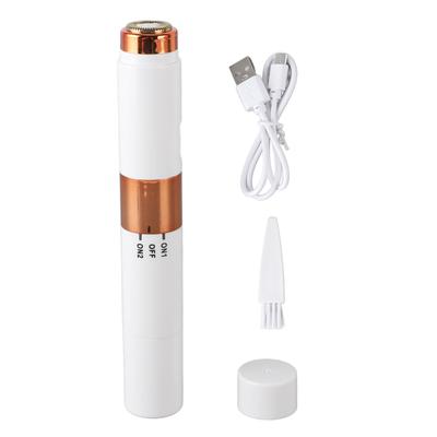 2 In 1 Hair Remover Facial Hair Remover and Eyebrow Trimmer Rechargeable Eyebrow Trimmer Epilator