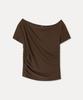 MIXXO One-Shoulder Short Sleeve T-Shirt_Miwhwg904A