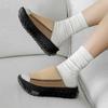 3302U Home Slippers Women's Summer High-quality Version Thick-soled Heightening Tire Shoes Leather Versatile Women's Shoes