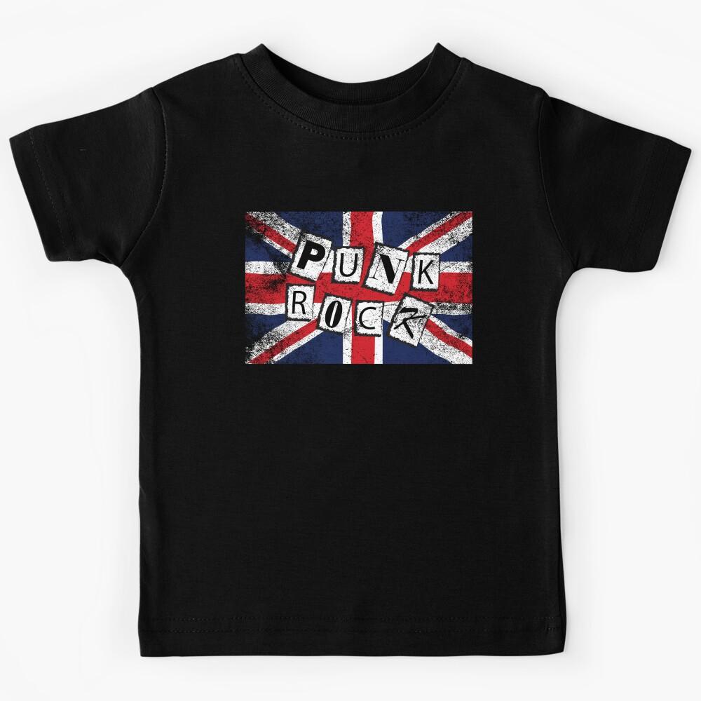 Punk Rock British Grunge Flag Kids T-Shirt 120