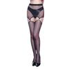 Aurora Oily Sheen Ultra-Thin Reflective Thigh-High Suspender Stockings