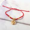 Chinese Style Lucky Red Rope New Year Fortune Bracelet Cute Snake Year Bracelet  Women