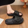Fashion Slippers Casual Summer Women's Shoes Pantofle Slides Shale Female Beach Luxury 2025 Sabot Soft Flat Leisure Hook & Loop Female S