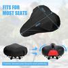 Set Of 2 Bicycle Saddle Covers Waterproof, Saddle Cover For Rain Protection In Universal Size, Tear-resistant Saddle Protection For All Weather And Pe