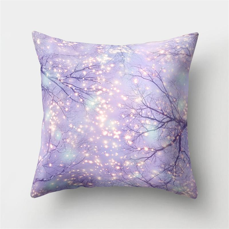 Moonlight Scenery Landscape Pattern Pillowcase Home Living Room Sofa Car Decoration Cushion Cover Pillowcase