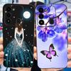 For Tecno Spark GO 2022 Case KG5 Soft Silicone Cute Cat Phone Cover For Tecno SparkGO 2022 6.52" Luxury Love Flower Cases Funda