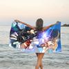 1pc Sword Art Online2 Beach Towel, Beach and Seaside Swimming Pool Equipment, Fashion Pattern, Rectangular, Travel Essentials