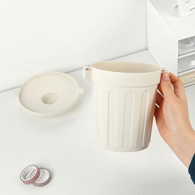 Mini Trash Can For Desk Garbage Bin Basket Makeup Tabletop Trash Can For Bathroom Kitchen Bedroom Offices Dorm Room Car Indoor