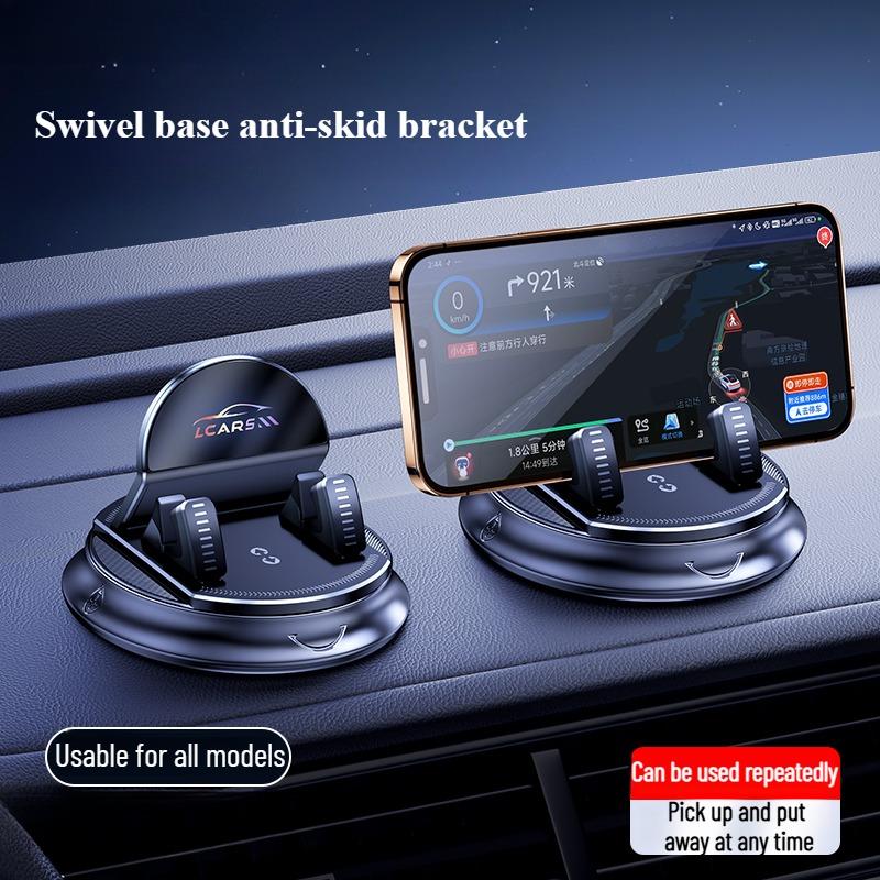 360 Degree Rotating Car Phone Holder Sticky Suction Cup Multi-Purpose Use Mobile Stand for Dashboard Auto & House Car Accessory